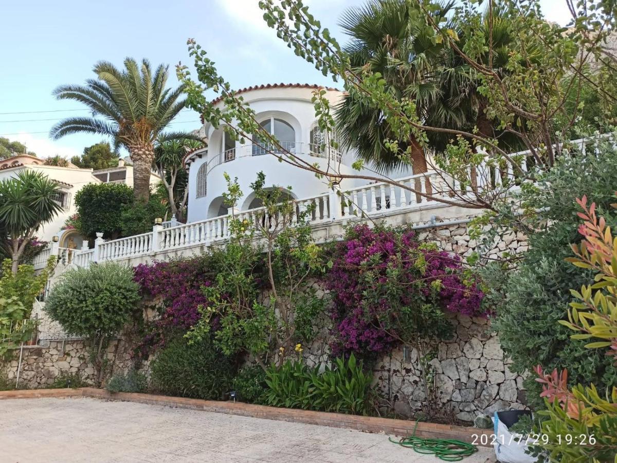 Villa Med Panoramautsikt Med Privat Pool I Calpe, Costa Blanca, Spanien Екстер'єр фото
