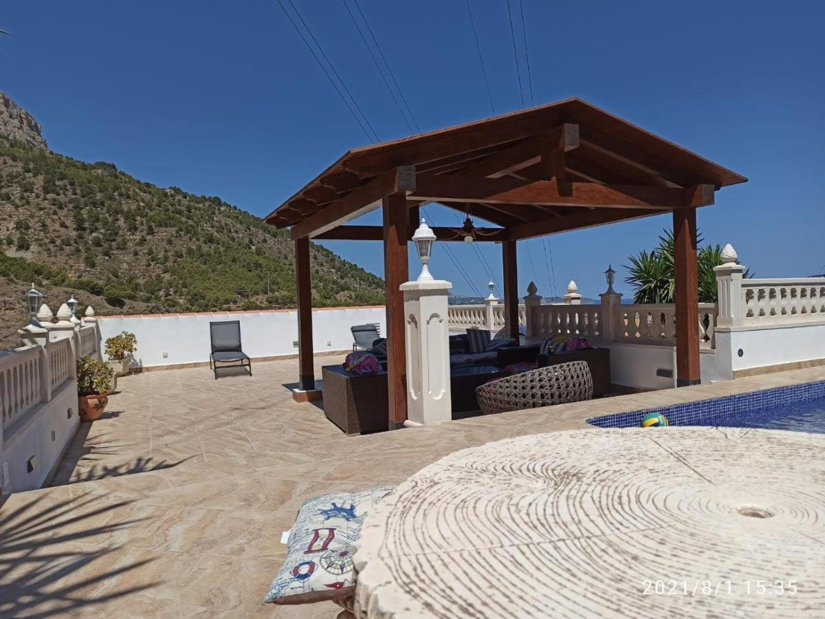 Villa Med Panoramautsikt Med Privat Pool I Calpe, Costa Blanca, Spanien Екстер'єр фото