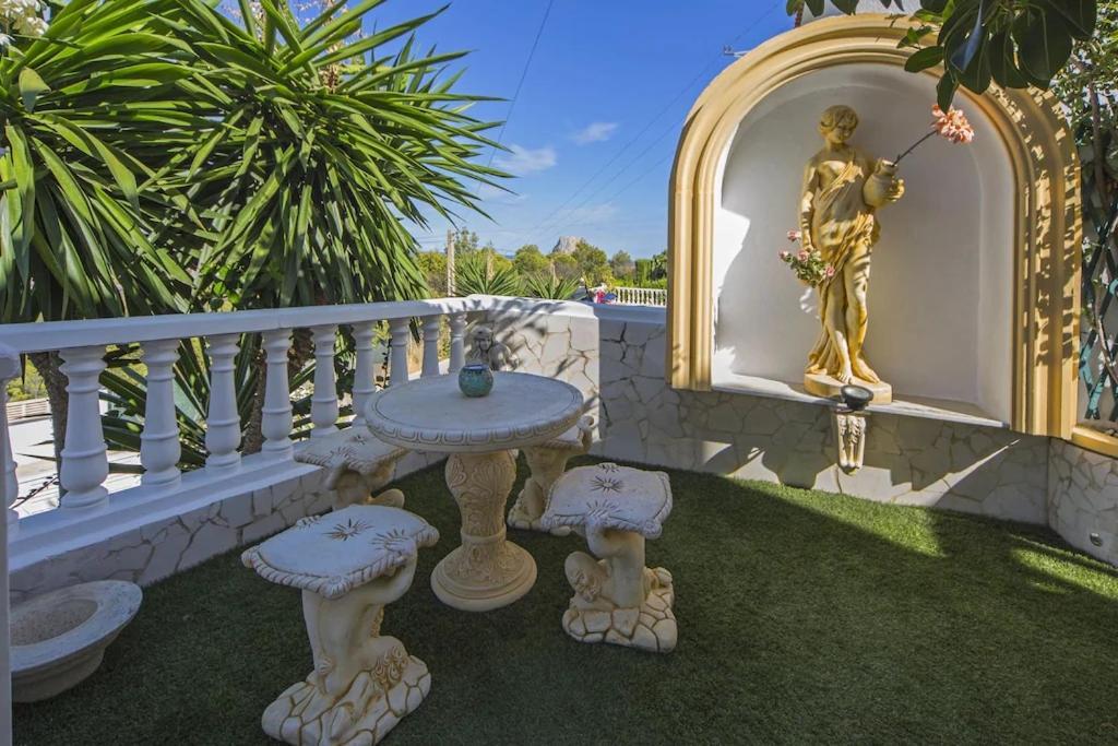 Villa Med Panoramautsikt Med Privat Pool I Calpe, Costa Blanca, Spanien Екстер'єр фото