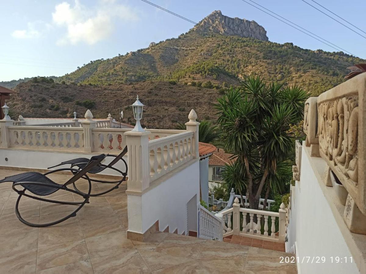 Villa Med Panoramautsikt Med Privat Pool I Calpe, Costa Blanca, Spanien Екстер'єр фото