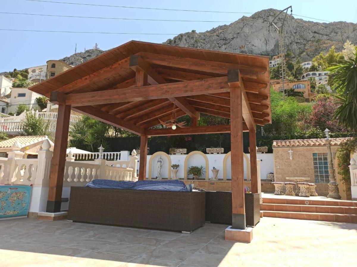 Villa Med Panoramautsikt Med Privat Pool I Calpe, Costa Blanca, Spanien Екстер'єр фото